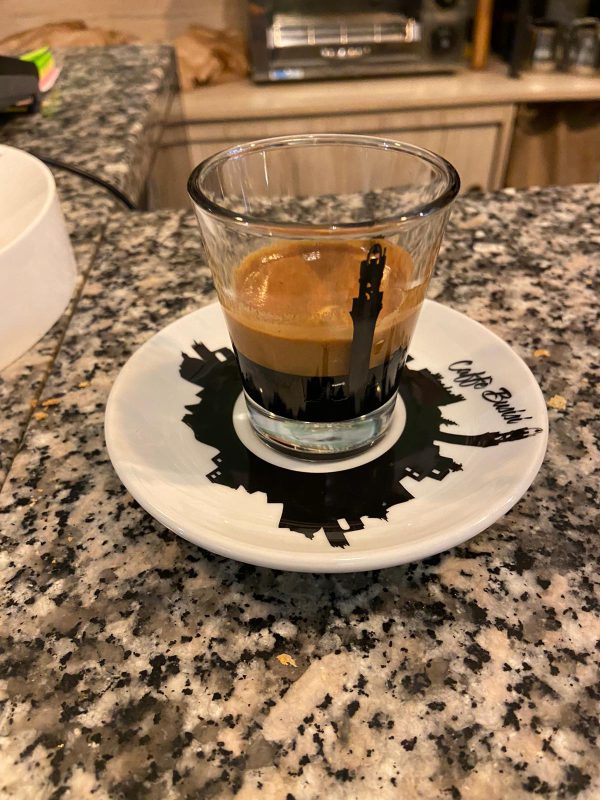 BICCHIERINO VETRO Caffe' Busisi cf.6 pezzi